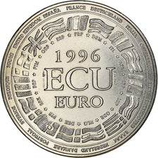 Francia, medalla, Ecu Europa, Politics, 1996, Jimenez, FDC, Cobre - níquel