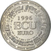 Francia, medalla, Ecu Europa, Politics, 1996, Jimenez, FDC, Cobre - níquel