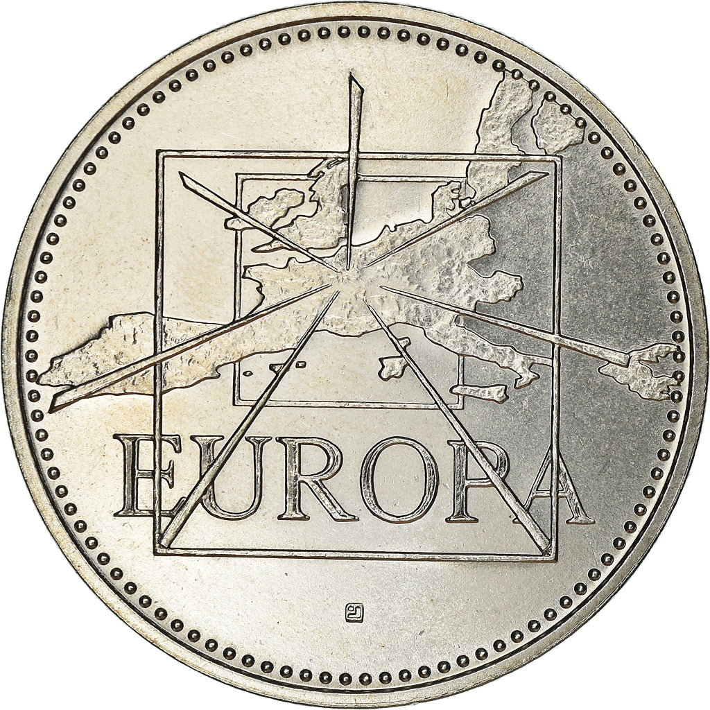 Francia, medalla, Ecu Europa, Politics, 1996, Jimenez, FDC, Cobre - níquel
