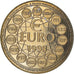 Francja, Medal, Ecu Europa, Politics, 1998, Jimenez, MS(65-70), Miedź-Nikiel
