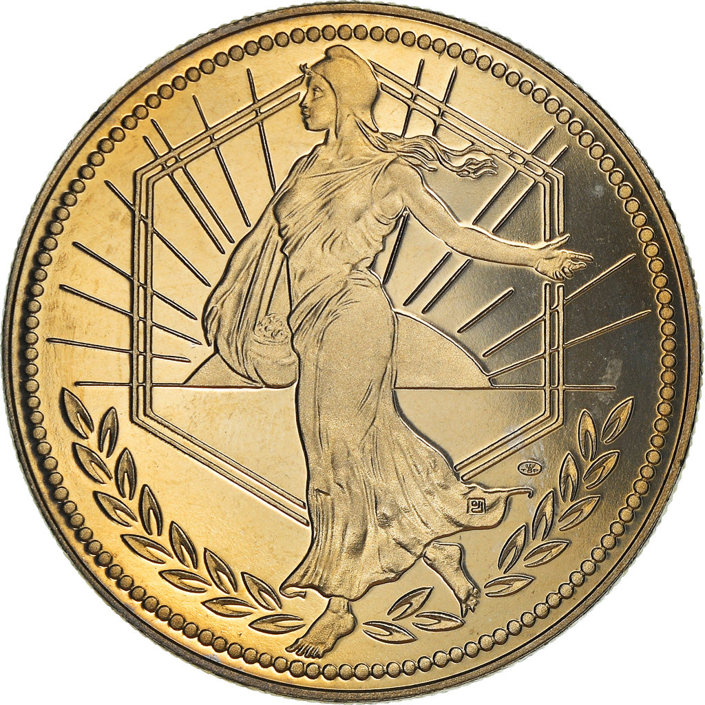 France, Medal, L'Europe, La Semeuse, Politics, 2000, Jimenez, MS(65-70)