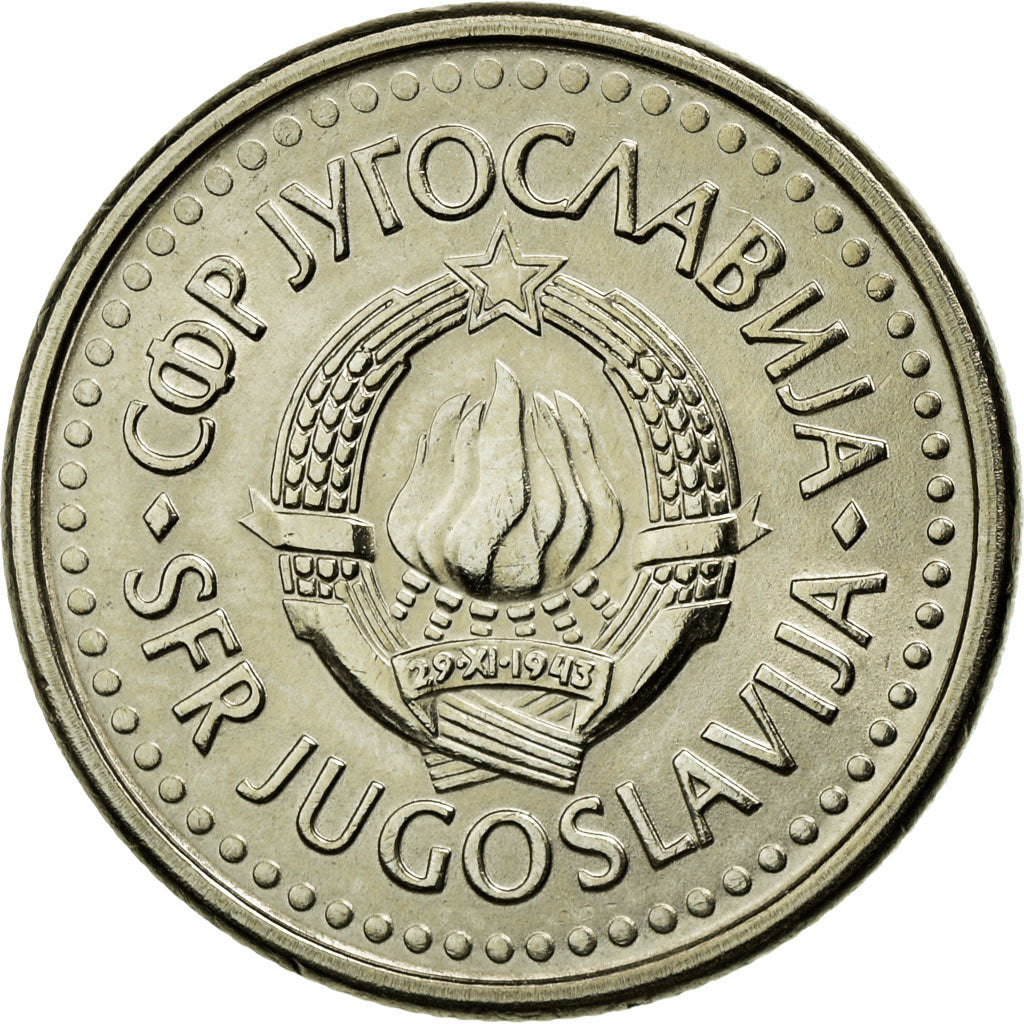 Monnaie, Yougoslavie, Dinar, 1990, SUP, Copper-Nickel-Zinc, KM:142