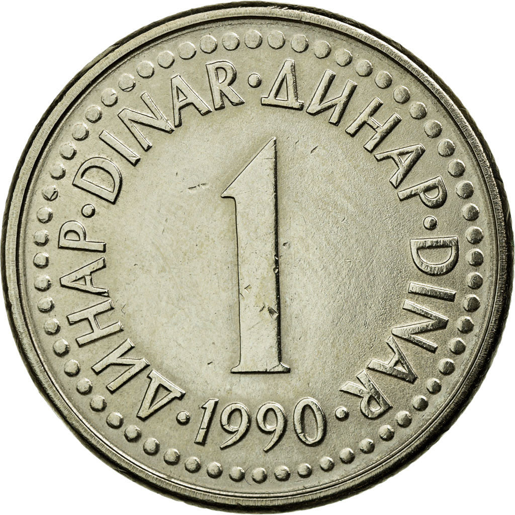 Monnaie, Yougoslavie, Dinar, 1990, SUP, Copper-Nickel-Zinc, KM:142