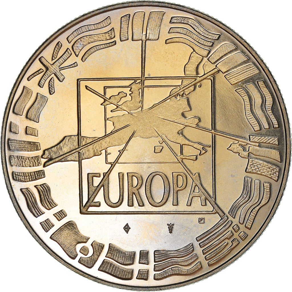 France, Medal, Europa, An 2000, Society, 2000, Jimenez, MS(63), Copper-nickel
