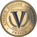 Francia, medaglia, 70 Ans de la Victoire de 1945, WAR, FDC, Rame-nichel