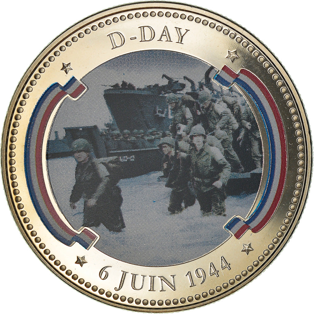 France, Medal, Seconde Guerre Mondiale, D-Day, WAR, MS(65-70), Copper-nickel