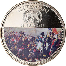 France, Medal, Napoléon Ier, Bataille de Waterloo (1815), History, MS(65-70)
