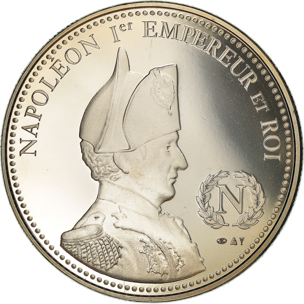 France, Medal, Napoléon Ier, Bataille d'Austerlitz, History, MS(65-70)
