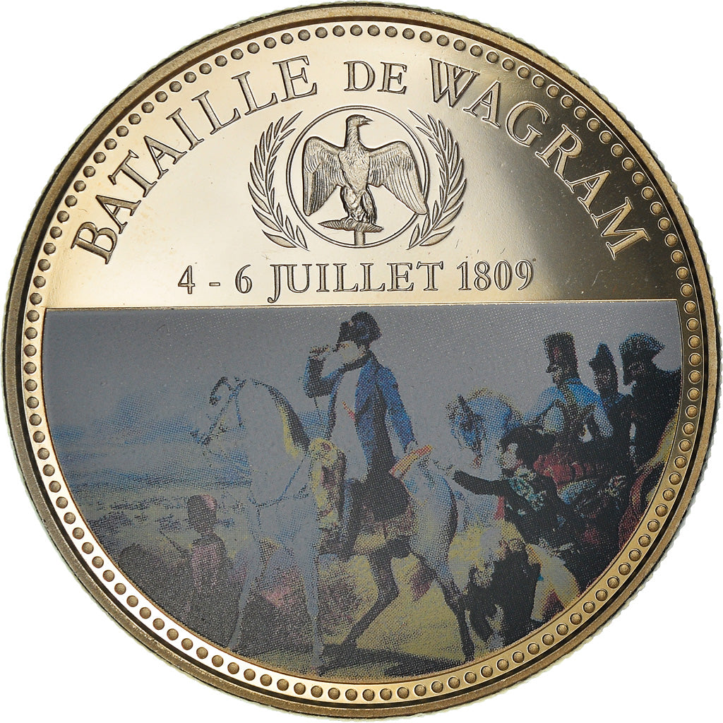 France, Medal, Napoléon Ier, Bataille de Wagram (1809), History, MS(65-70)