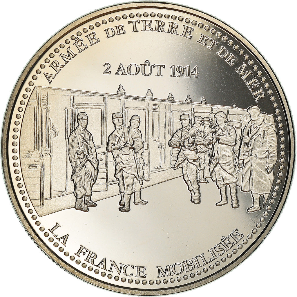 France, Medal, Première Guerre Mondiale, La France Mobilisée, WAR, MS(65-70)