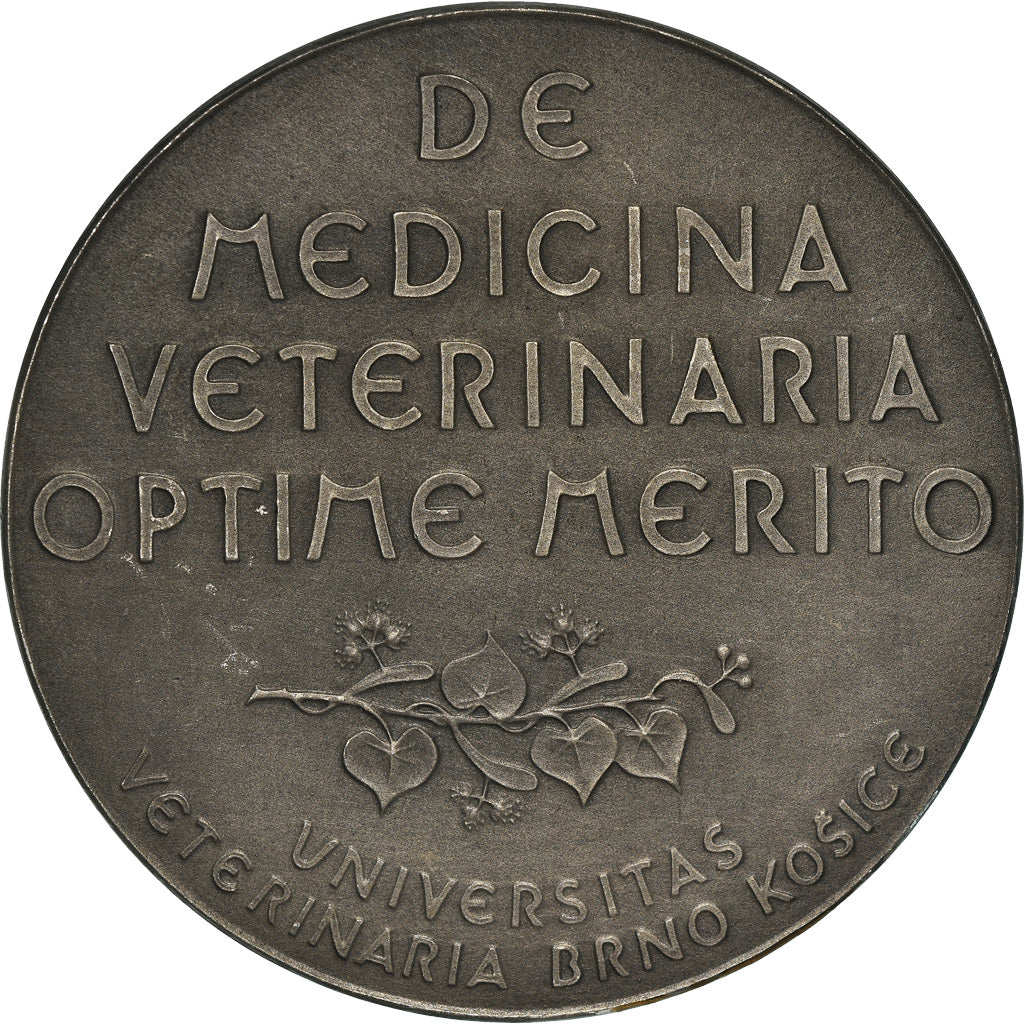 Czechoslovakia, Medal, Louis Pasteur, Universitas Brno Kosice, 1985, Kovanic