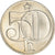 Moneta, Czechosłowacja, 50 Haleru, 1990, MS(63), Miedź-Nikiel, KM:89