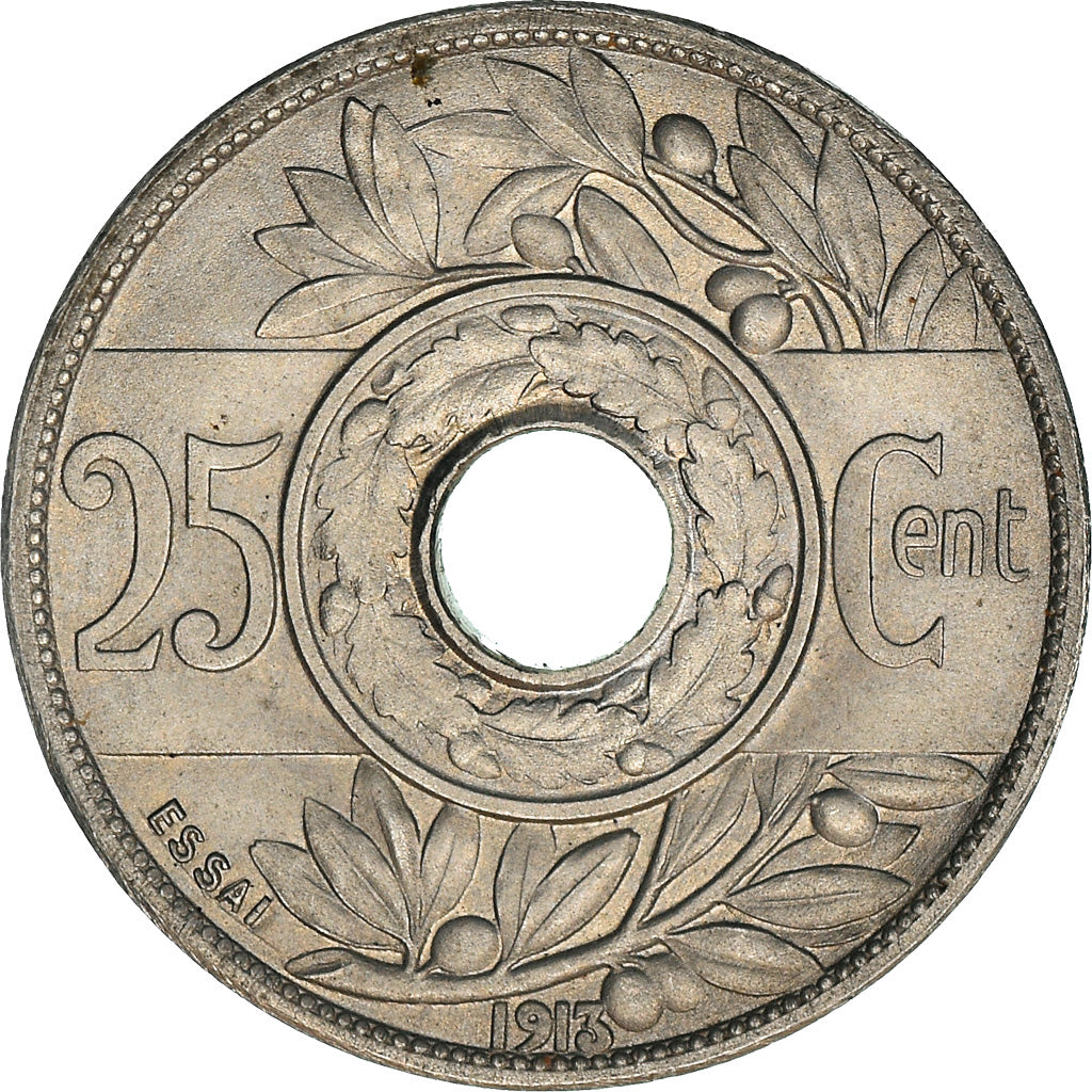 Coin, France, Essai de Varenne, Petit Module, 25 Centimes, 1913, MS(60-62)
