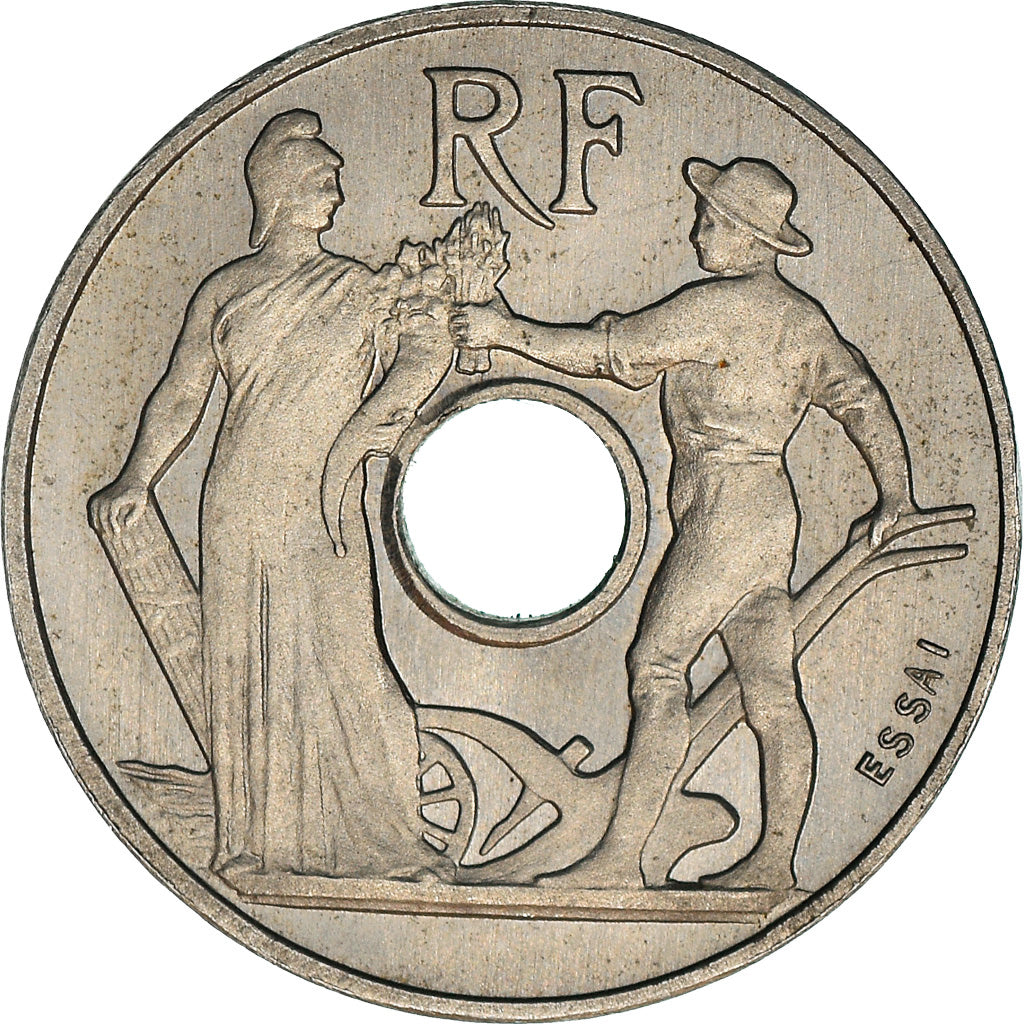 Coin, France, Essai de Peter, 25 Centimes, 1913, MS(60-62), Nickel, Gadoury:72.3