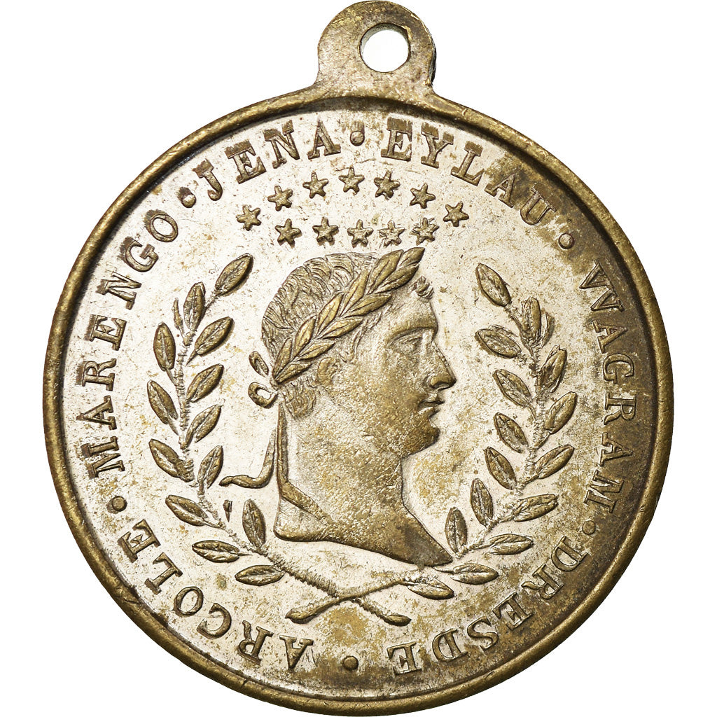 France, Medal, Les Victoires de Napoléon Ier, History, VF(30-35), Copper Plated