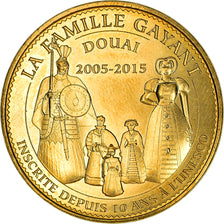 França, Token, Token Turístico, 59/ La Famille Gayant - Douai, 2015, Monnaie