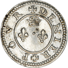 Francia, Love Token, Treizain, Denier bractéate à épouser, BB+, Argento