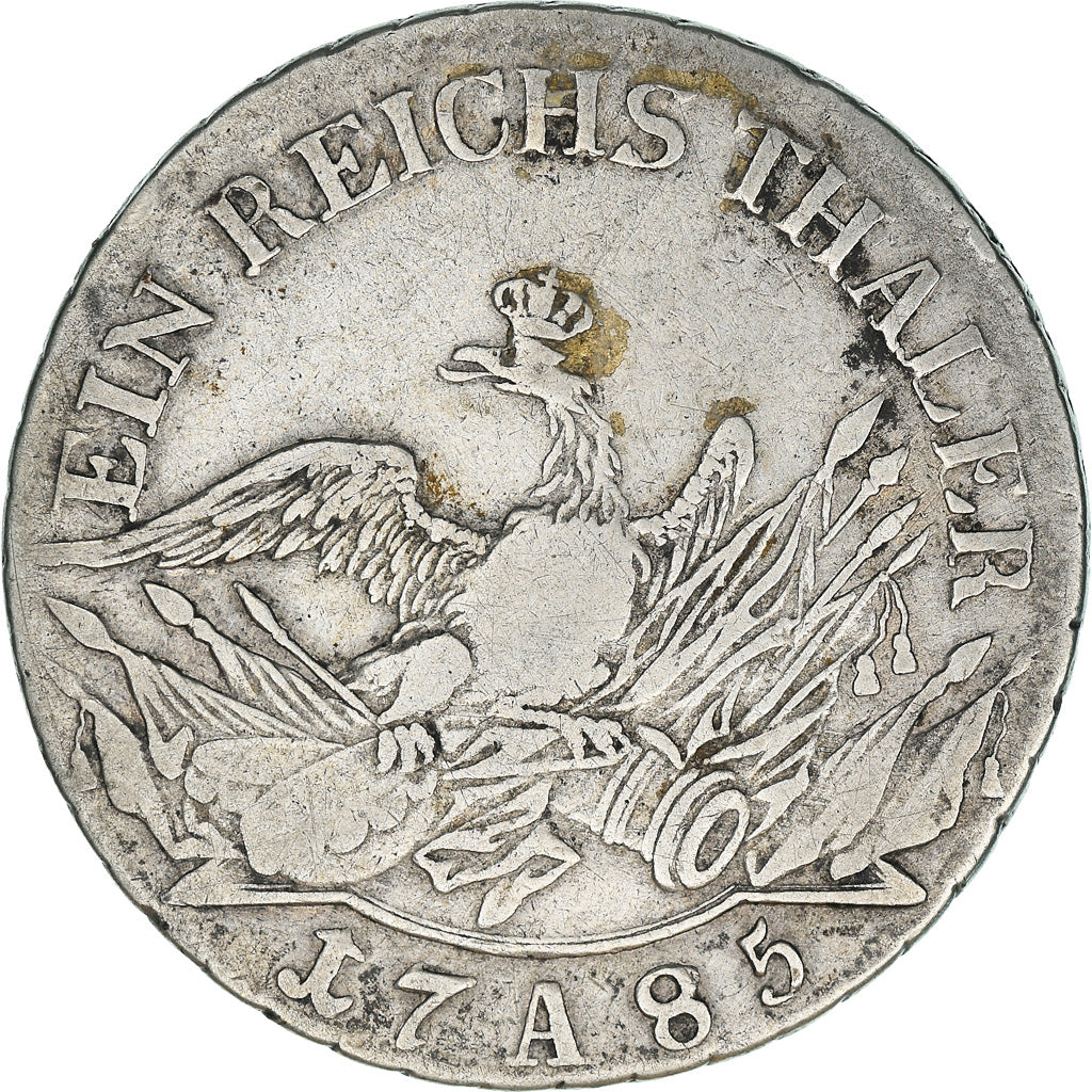 Coin, German States, PRUSSIA, Friedrich II, Thaler, 1785, Berlin, VF(30-35)