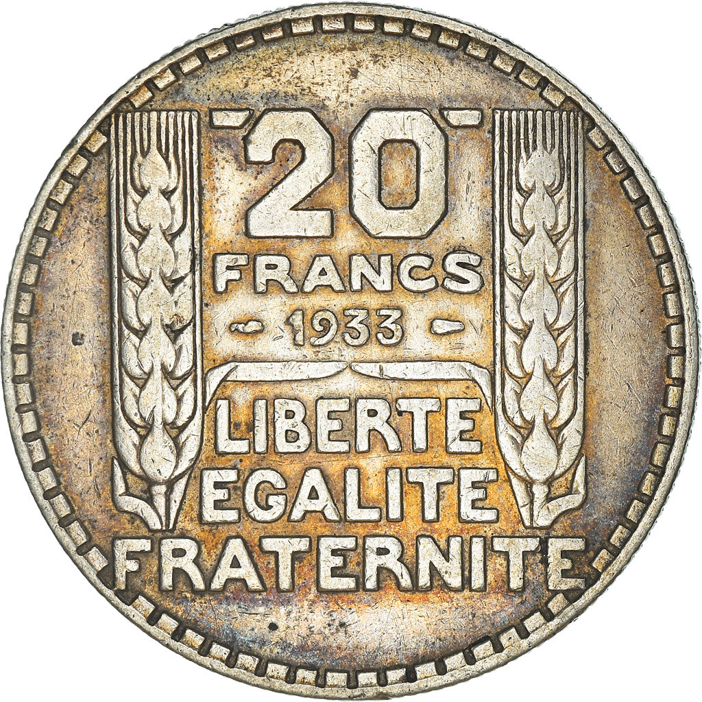 Monnaie, France, Turin, 20 Francs, 1933, Paris, TTB, Argent, Gadoury:852, KM:879