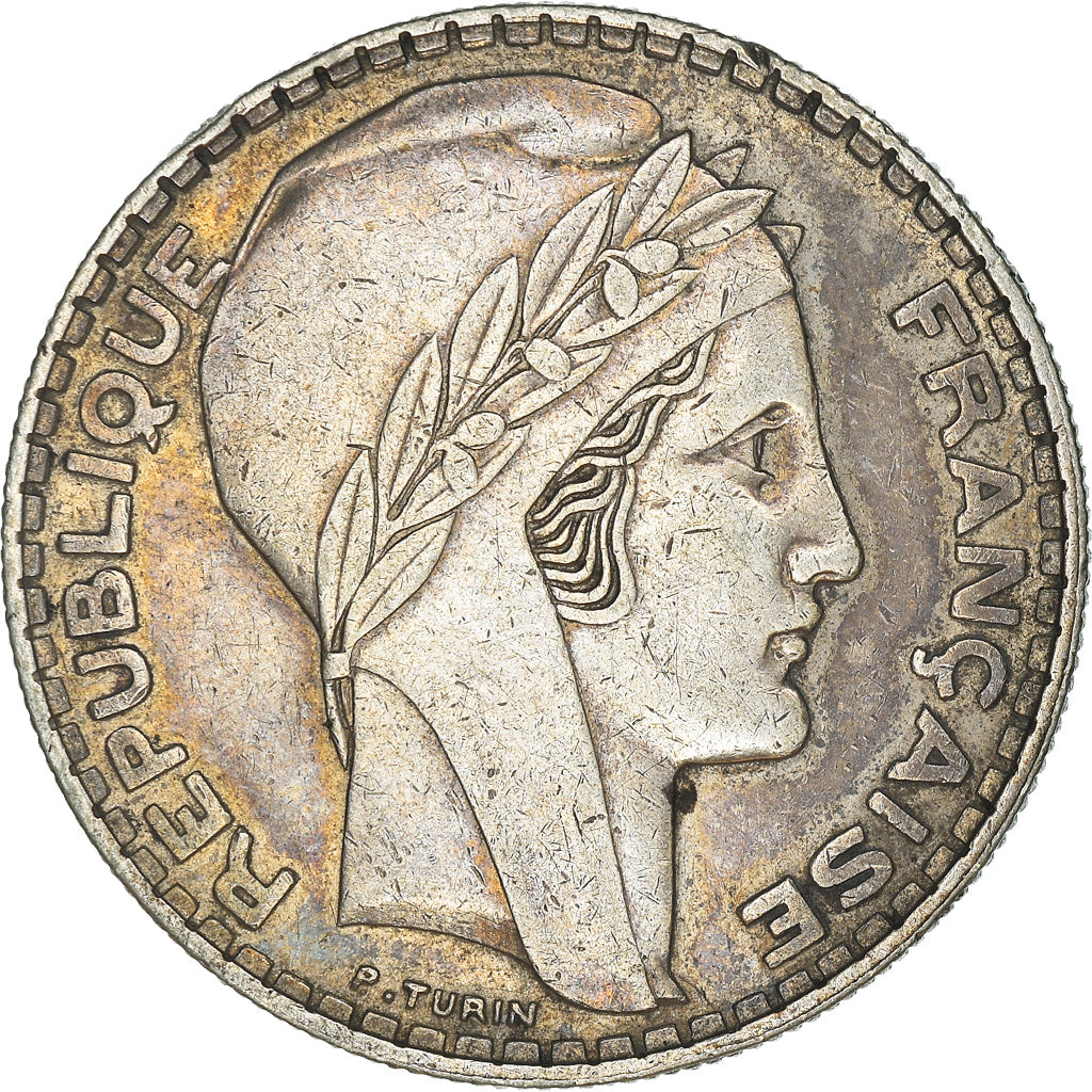 Coin, France, Turin, 20 Francs, 1938, Paris, EF(40-45), Silver, KM:879