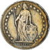 Coin, Switzerland, 1/2 Franc, 1944, Bern, VF(30-35), Silver, KM:23