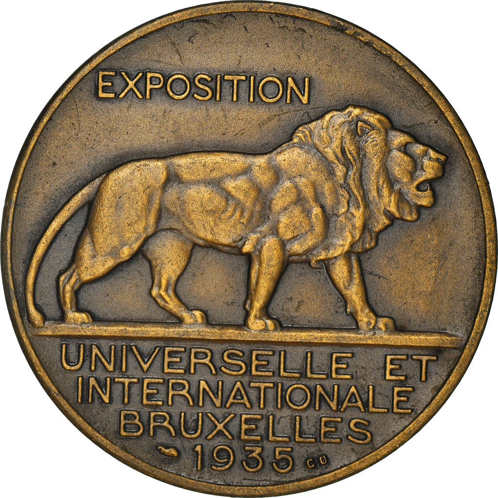 Belgium, Medal, Exposition Universelle Internationale de Bruxelles, Congo, Arts