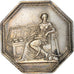 France, Token, Banques, Caisse d'Escompte, Galle, AU(50-53), Silver