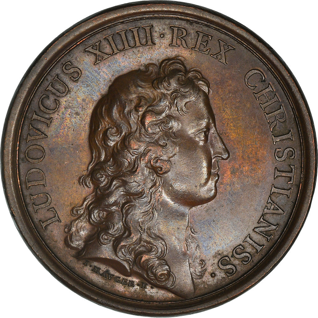 Frankrijk, Medaille, Louis XIV, Prise de la Capelle, History, 1656, Mauger, PR