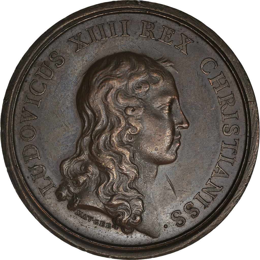 Frankreich, Medaille, Louis XIV, Prise de Condé et de Maubeuge, History, 1649