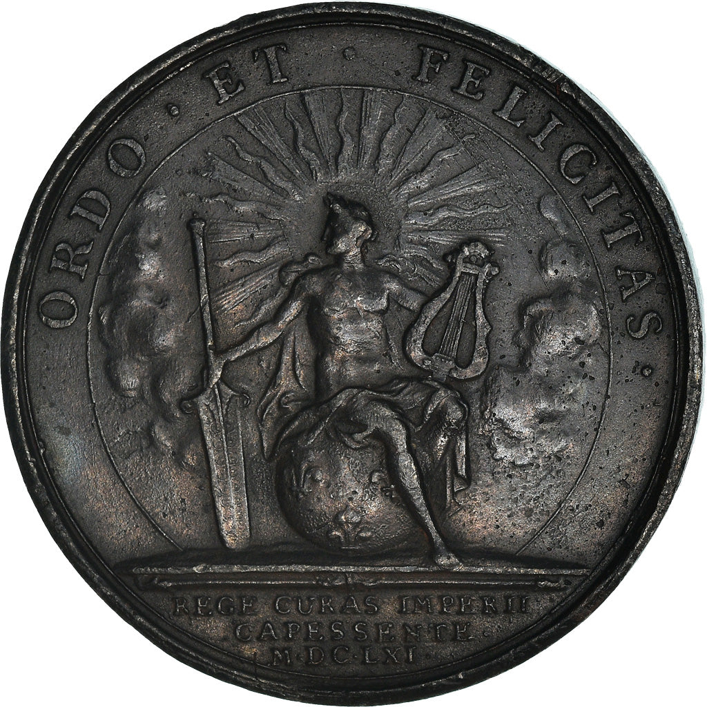 França, Medal, Louis XIV, Le Roi prend le Gouvernement de l'Etat, História