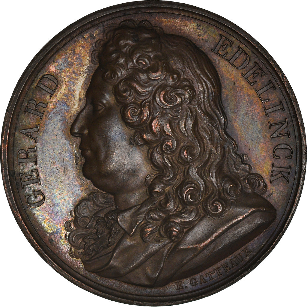 France, Médaille, Gérard Edelinck, Galerie Métallique des Grands Hommes
