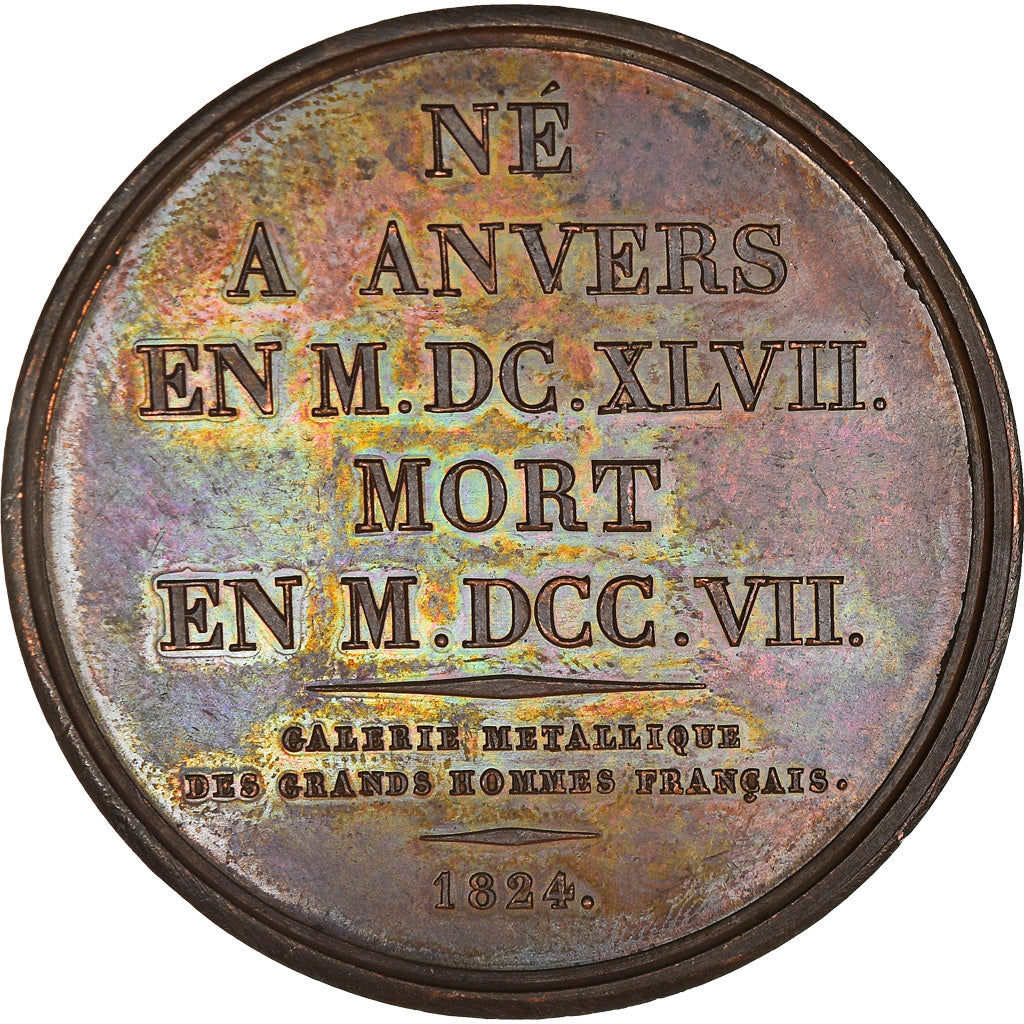 France, Médaille, Gérard Edelinck, Galerie Métallique des Grands Hommes