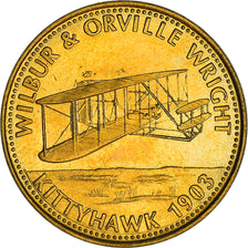 France, Token, Collection Shell, Wilbur and Orville Wright, Aviation, MS(64)