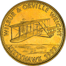 France, Token, Collection Shell, Wilbur and Orville Wright, Aviation, MS(65-70)