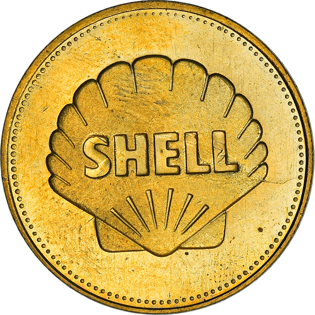 France, Token, Collection Shell, Bell XS1, Aviation, MS(64), Bronze-Aluminium