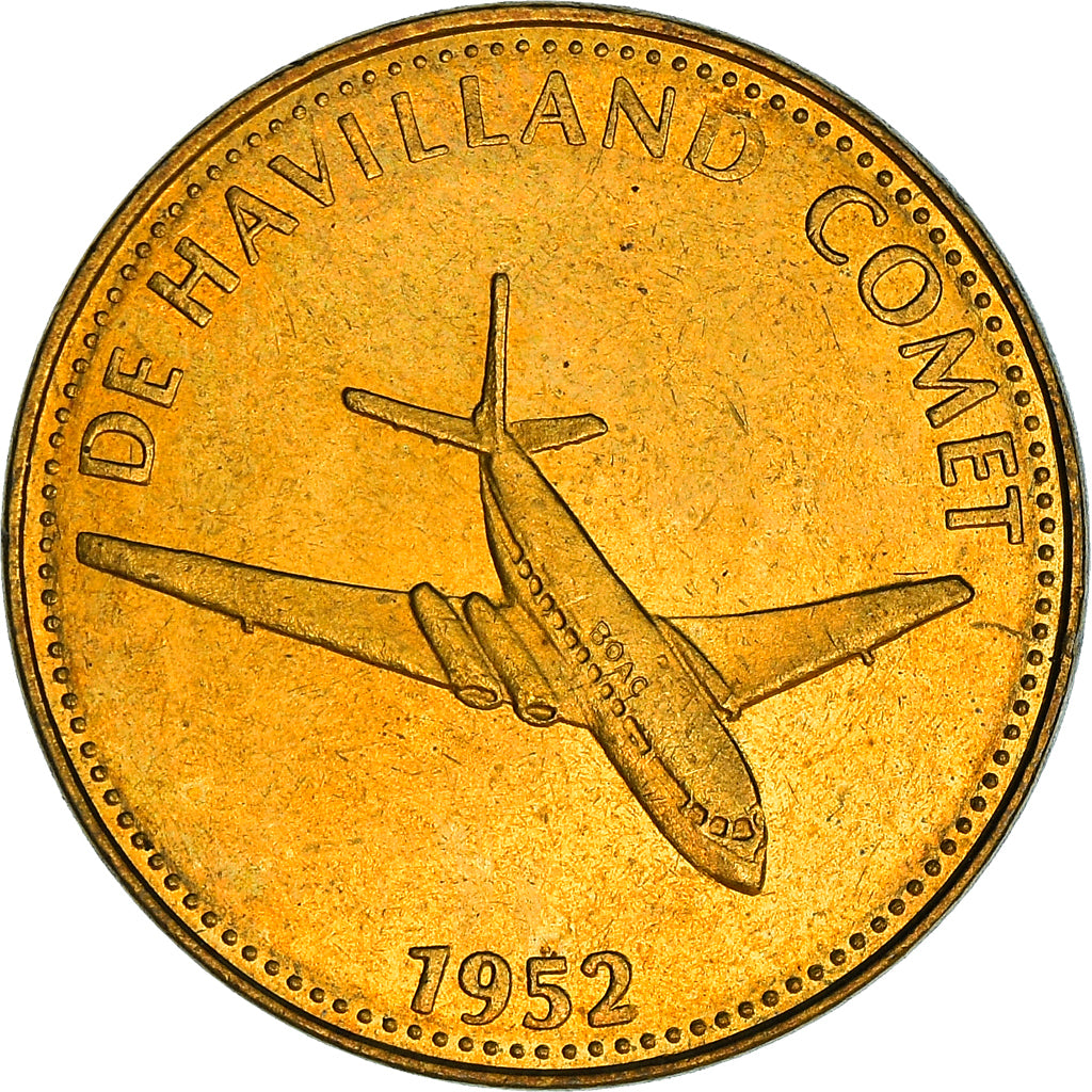 France, Jeton, Collection Shell, De Havilland Comet, Aviation, SPL+