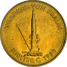 France, Token, Collection Shell, Wernher von Braun, Aviation, MS(64)