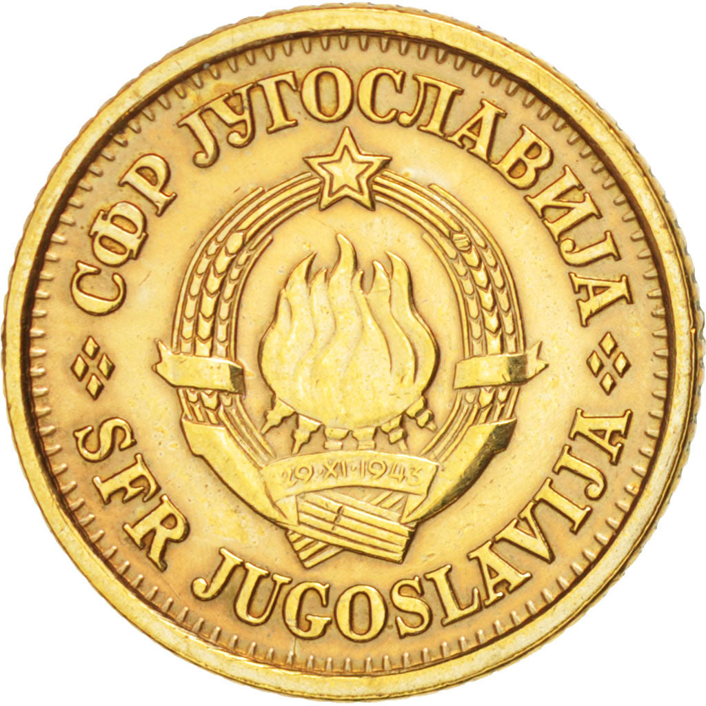 Yugoslavia, 5 Para, 1979, EF(40-45), Brass, KM:43