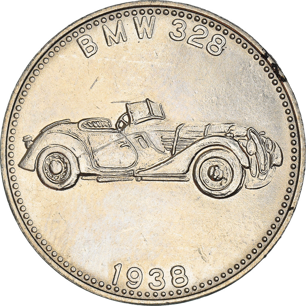 Germany, Token, Shell, BMW 328, Automobile, MS(63), Copper-nickel