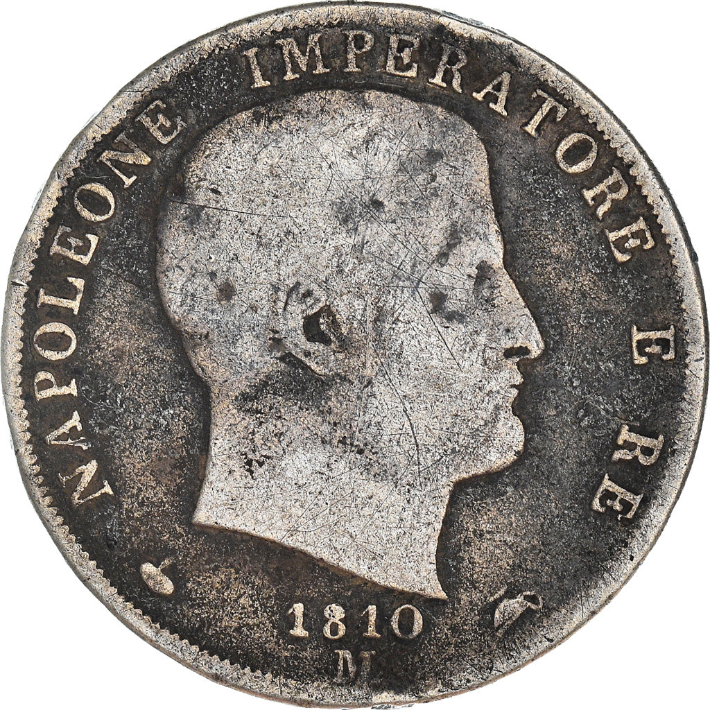 Münze, Italien Staaten, KINGDOM OF NAPOLEON, Napoleon I, 2 Lire, 1810, Milan