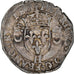 Moneta, Francja, Douzain aux croissants, 1551, La Rochelle, VF(30-35), Bilon