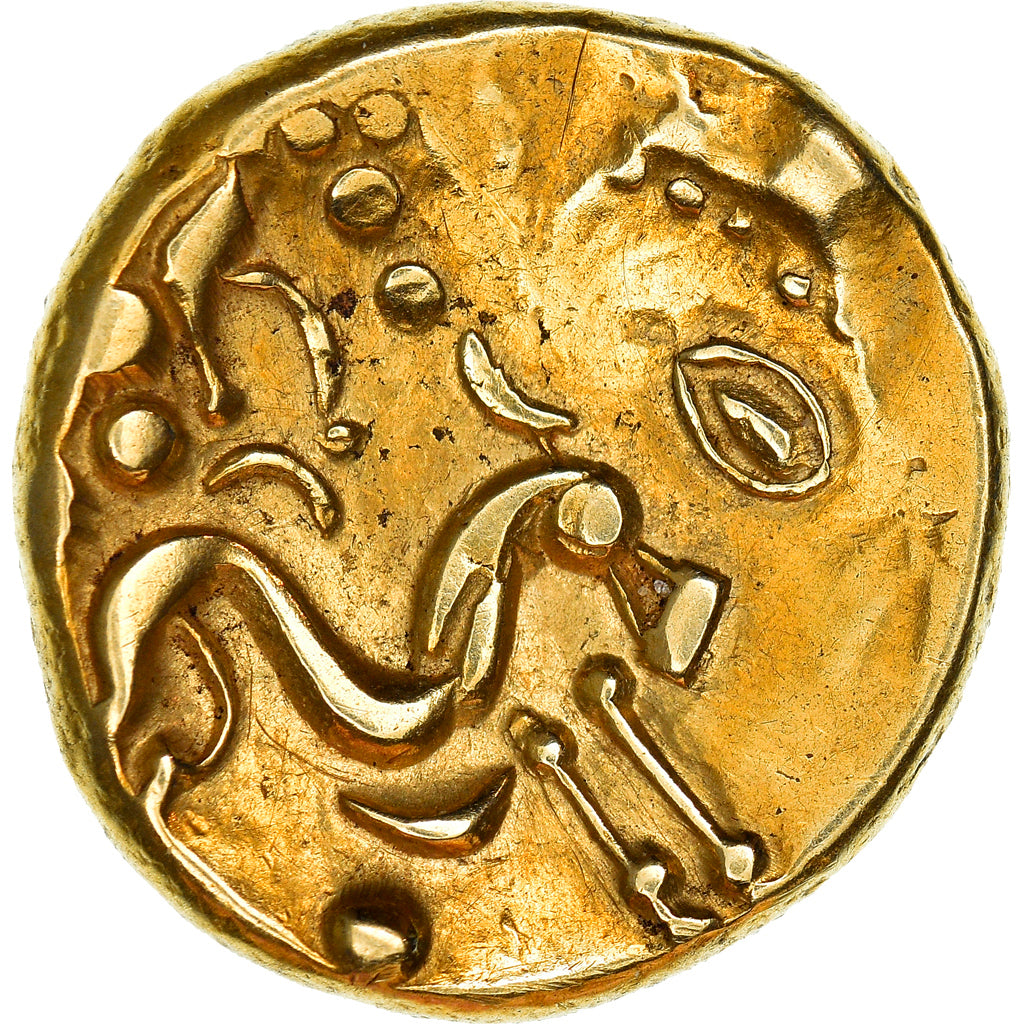 Coin, Ambiani, Stater, AU(55-58), Gold, Delestrée:240