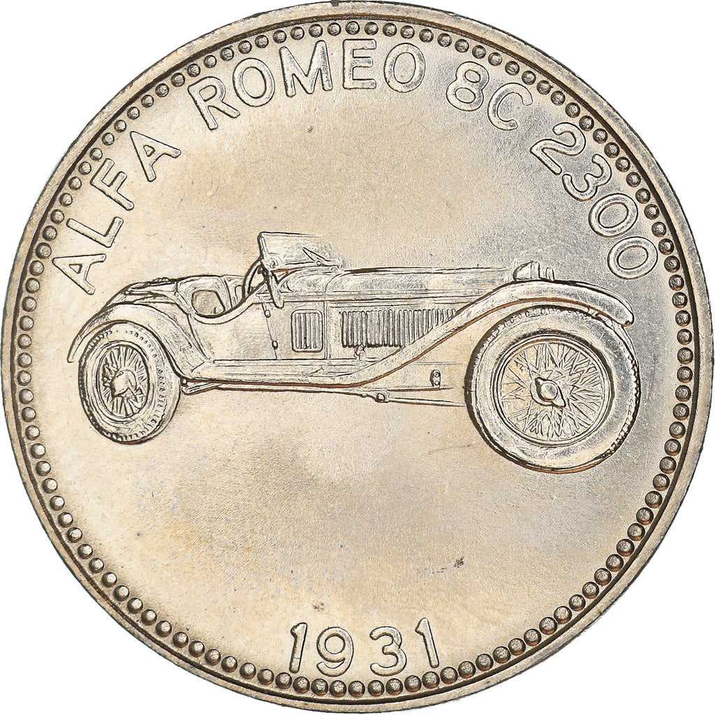 Germany, Token, Shell, Alfa Roméo 8C 2300, Automobile, MS(63), Copper-nickel