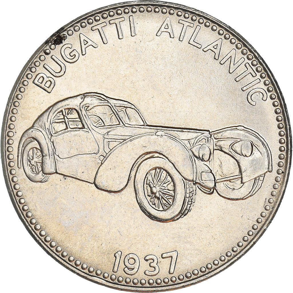 Alemanha, Token, Shell, Bugatti Atlantic, Automóveis, AU(55-58), Cobre-níquel