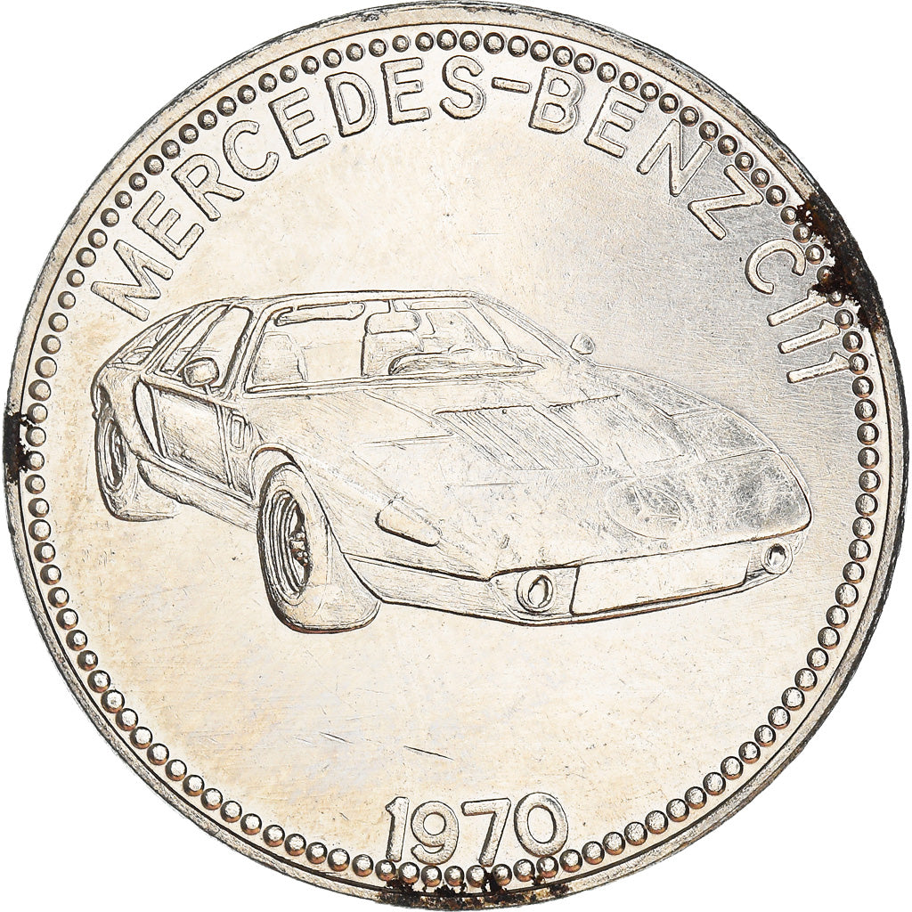 Germany, Token, Shell, Mercedes-Benz C111, Automobile, AU(55-58), Copper-nickel