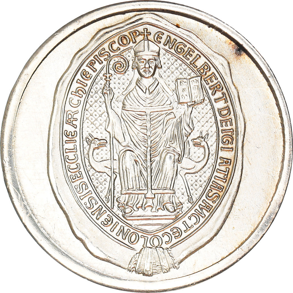 Germany, Token, 1000 Jahre Hilden, Geography, 1985, MS(63), Cupro-Aluminium