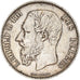 Moneda, Bélgica, Leopold II, 5 Francs, 5 Frank, 1876, MBC, Plata, KM:24
