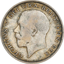 Coin, Great Britain, George V, 1/2 Crown, 1921, VF(30-35), Silver, KM:818.1a