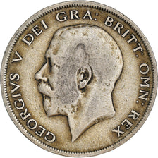 Coin, Great Britain, George V, 1/2 Crown, 1920, VF(30-35), Silver, KM:818.1a