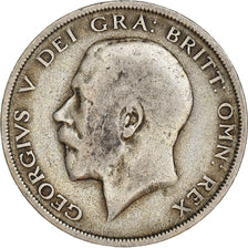 Coin, Great Britain, George V, 1/2 Crown, 1920, VF(30-35), Silver, KM:818.1a